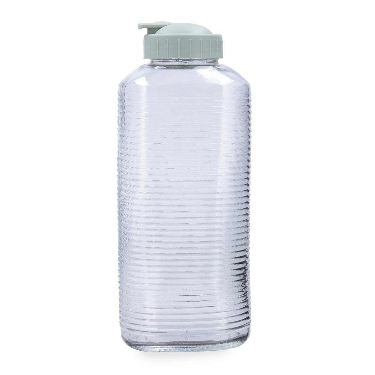 Quid Velvet Botella Vidrio Tape Pp 1,​8l Sodo Apto Frigorífico No Apto Microondas Ecológico