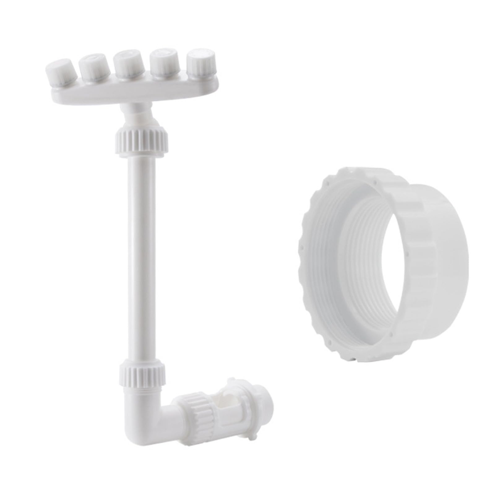 Buxuaaaa B Pool Fountain With 5 Nozzles Swimming Pool Water Fountain Waterfall Sprinkler For Fish Pond Garden Five Nozzles Waterfall Sprinkler For Cooling Sprayers