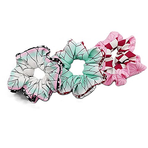 6 pezzi elastici Demoniaci Slayer Hair Scrunchies
