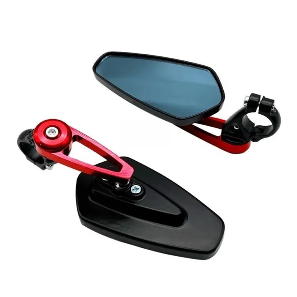 Espejos Retrovisores CNC Motocicleta De 7/8" Y 22 Mm, De Vidrio Transparente Universal Manillar De Manillar Scooter, Accesorios Espejos Retrovisores Retrovisor moto | []