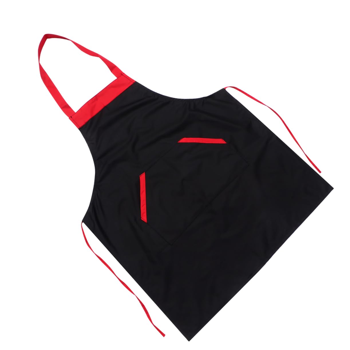 KICHOUSE Professional Waterproof Apron Oilproof Unisex Lightweight Kitchen Cooking Handcrafting Drawing (black)