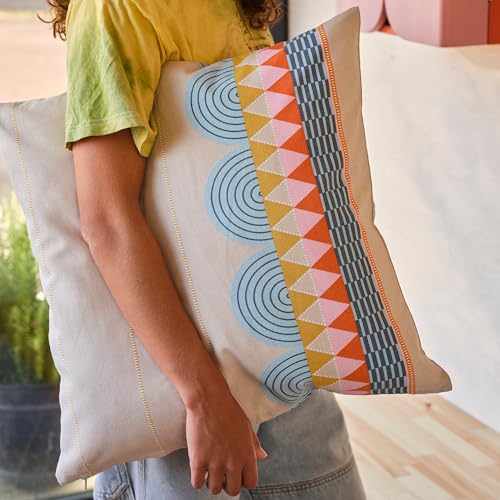 Housse de coussin OMMJÄNGE ProTuning multicolore 50x50 décoration textile maison