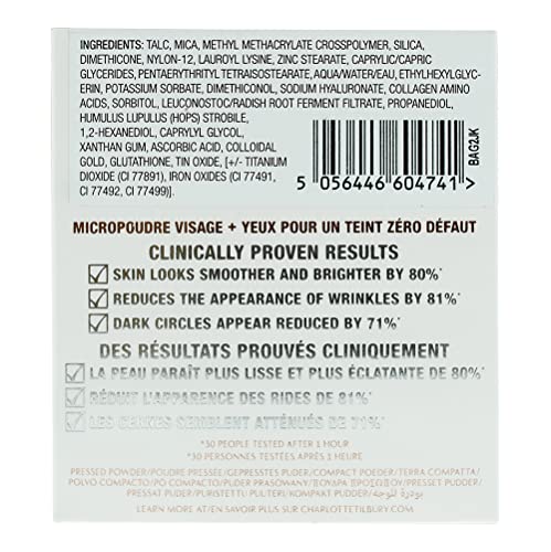 Charlotte Tilbury Airbrush Flawless Finish Brightening Powder - Fair Medium (White) 0.31 Oz image 5