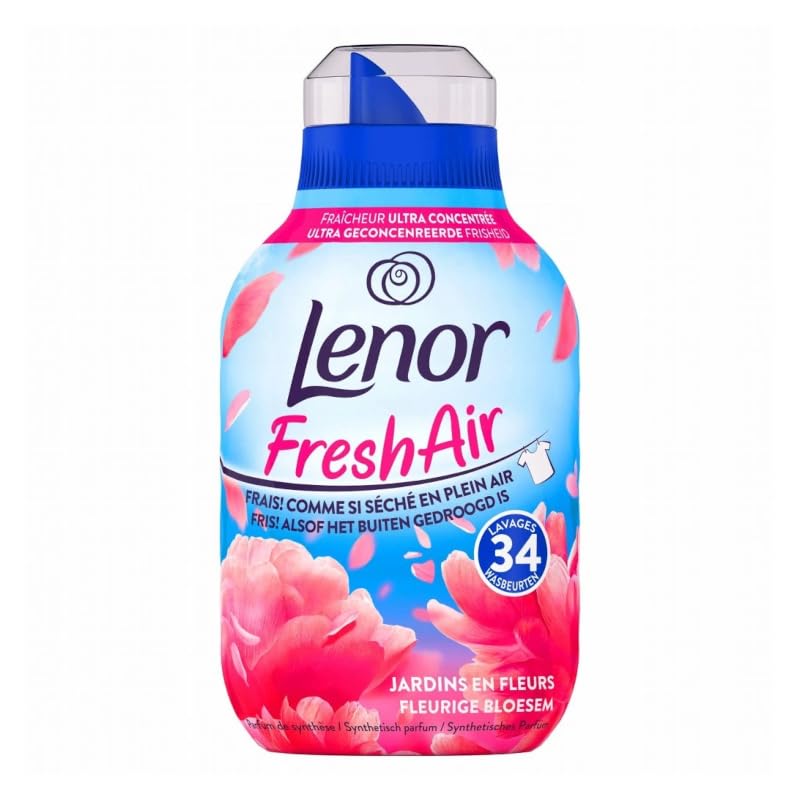 Lenor Fresh Air - Suavizante (8 unidades, 34 lavados), 476 ml