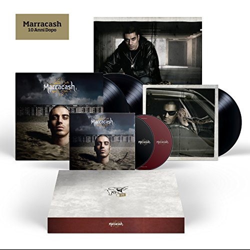 Universal Music Marracash - 10 Anni Dopo [Super Deluxe Box - 2 LP + 2 CD + Vinile 45\' giri + Poster Autografato] (Esclusiva Amazon.it)