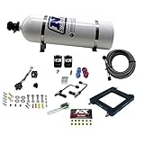 Nitrous Express - Dominator Gemini Pro-Power Alcohol Nitrous Kit (100-500HP) w/15lb Bottle (60575-15)