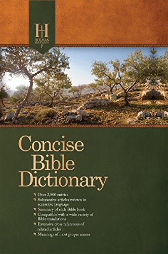  Holman Concise Bible Dictionary (The Holman Concise) (English Edition) Francais PDF