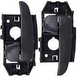 ECCPP Door Handles Interior Inner Inside Driver Passenger Side for 2001 2002 2003 2004 2005 Hyundai Elantra Black(2pcs)