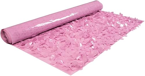 Miniatura 2 de Lámina floral de vinilo rosa, 3 pies x 3 pies, decoraciones flotantes de desfile para remolques, decoraciones de fiesta