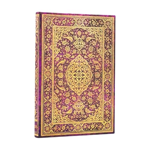 Paperblanks | 2026 Macetas de terracota y flores de Cezanne | Macetas de Terracota y Flores de Cezanne | 12 Meses | Mini | Vertical | Cierre con Banda Elástica | 160 Pg | 100 GSM