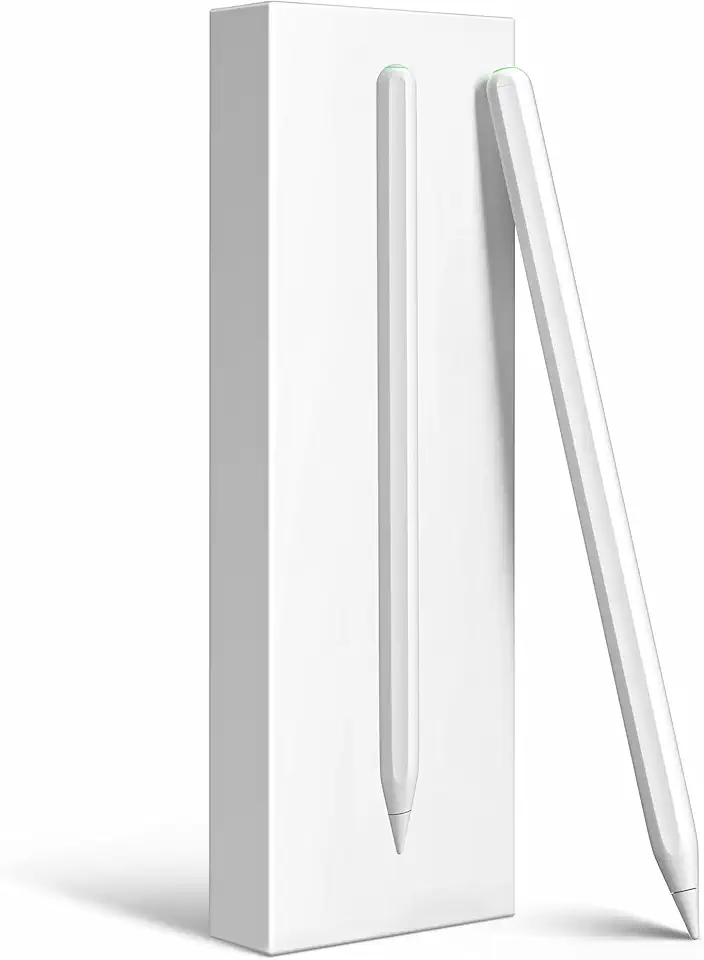 Gnanlen iPad Pencil 2ª geração de carregamento rápido sem fio magnético, igual ao Apple Pencil 2ª geração, caneta Stylus funciona para iPad Pro 11 polegadas 1/2/3/4, iPad Pro 32.8 cm 3/4/5/6, iPad Air