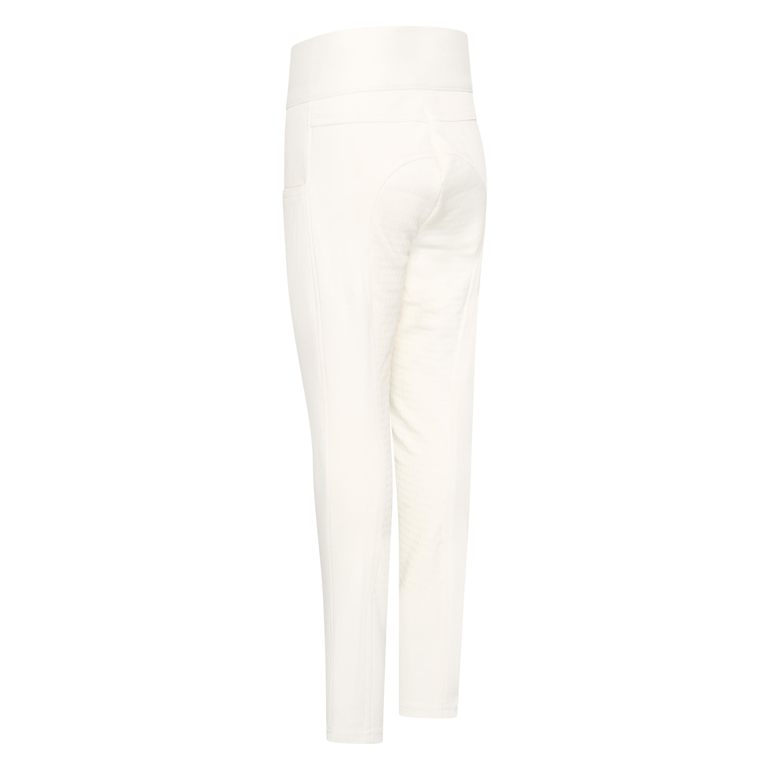 Imperial Riding Leggings de equitación Tessy Light para niños, pantalones elásticos de cintura alta, dos bolsillos laterales para teléfono móvil, pantalones de equitación con ribete en las rodillas de