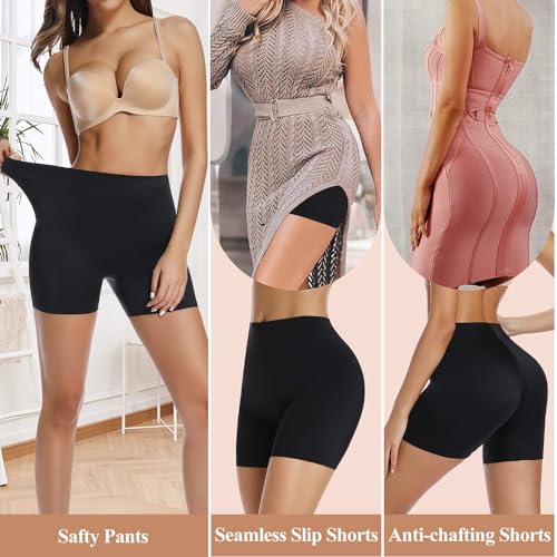 Image of JOYSHAPER Boyshorts Panties for Women Anti Chafing Underwear Slip Shorts for Women Under Dress