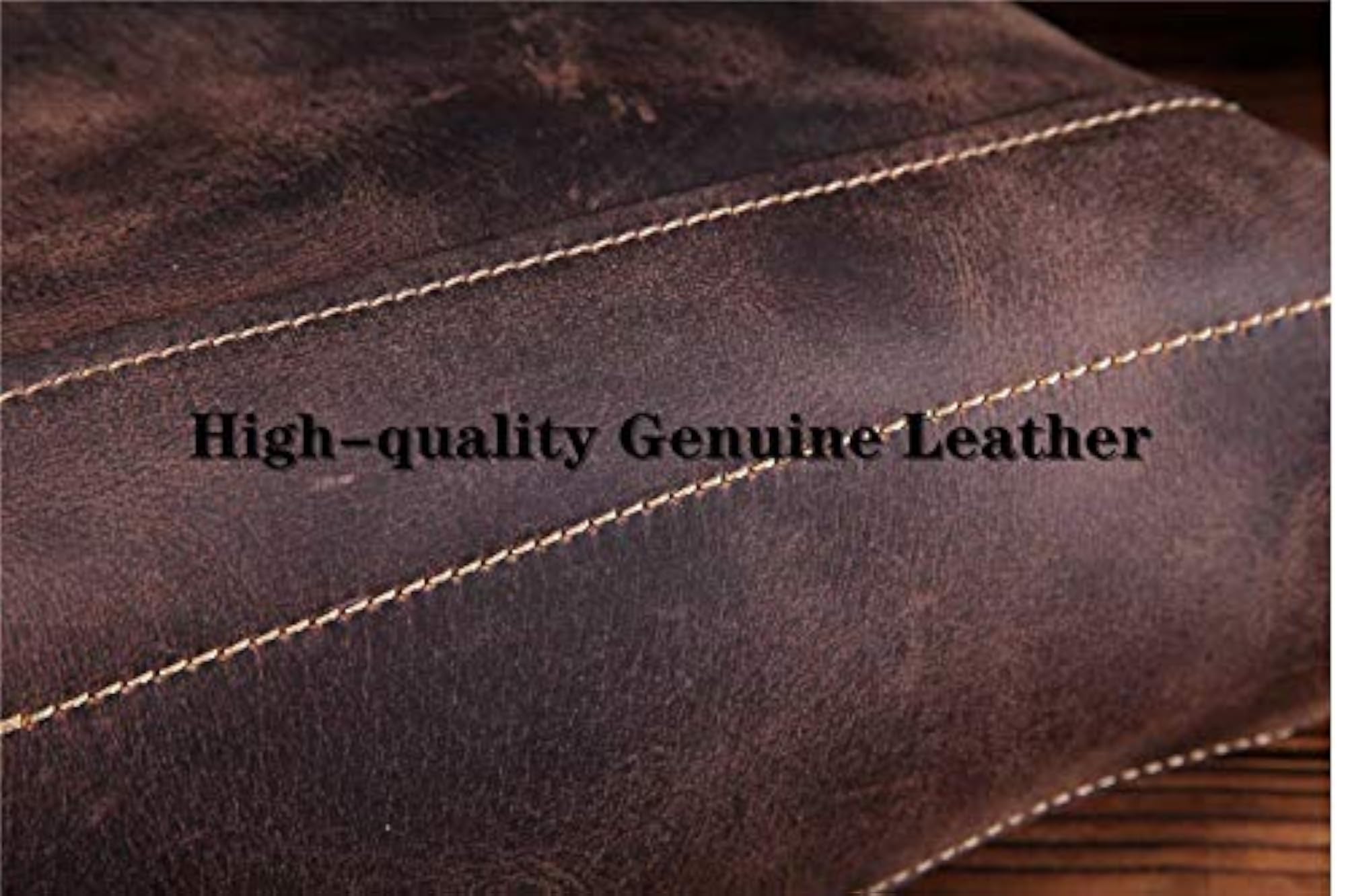 Men's Leather Cross Body Sling Bag - Multilayer
