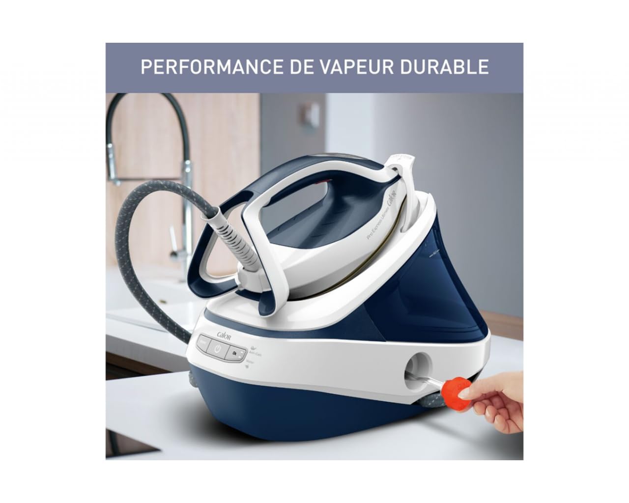 Centrale vapeur Calor Pro Express Ultimate II GV9712C0 3000 W Bleu et Blanc