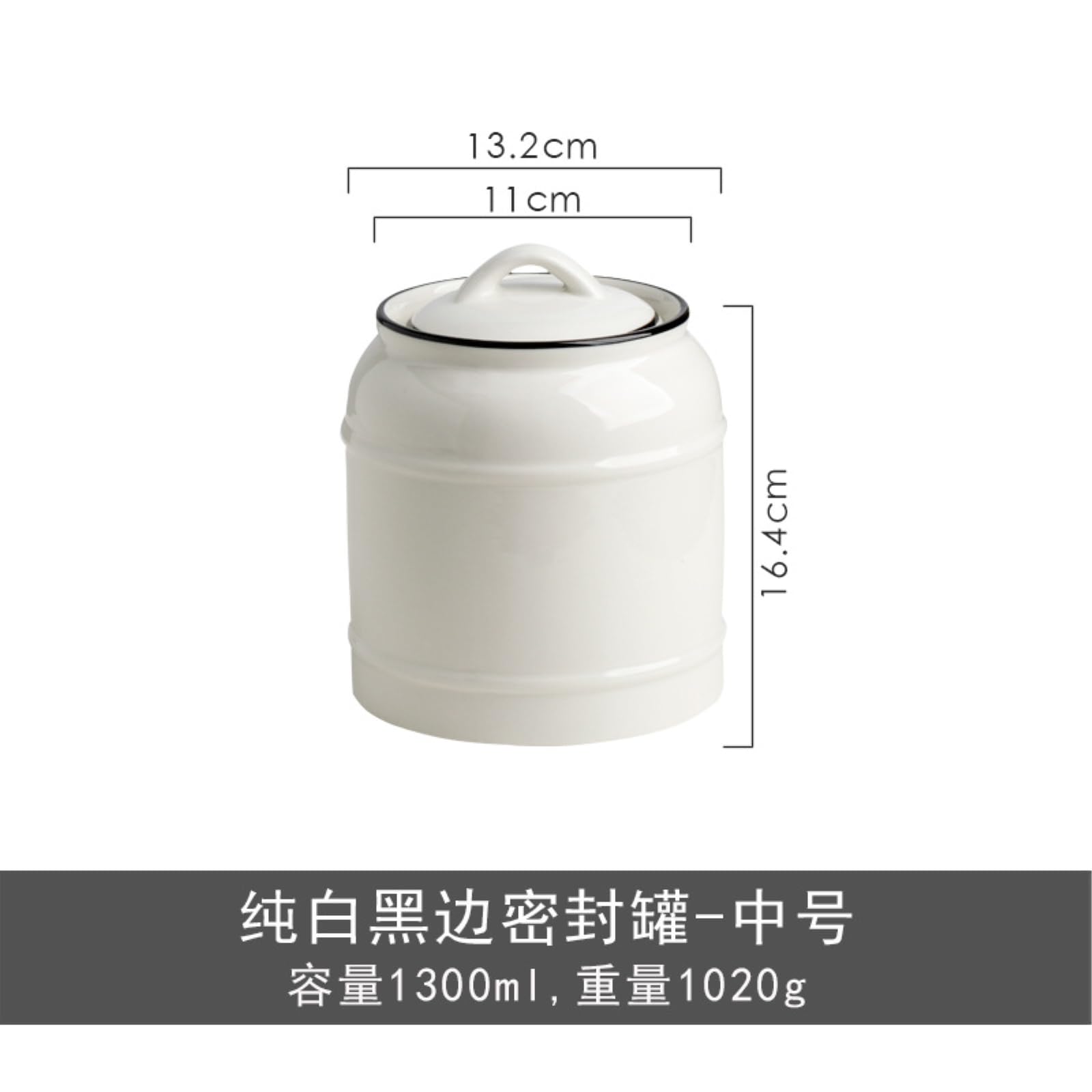 Vaso sigillato colore sottosmalto da cucina per la casa squisita personalità ornamenti-medio