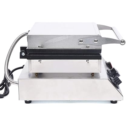 Profi Waffeleisen mit antihaftbeschichteten Backplatten, Waffelautomat für belgische Herzen Waffeln mit Edelstahl Gehäuse, 50-300 °C stufenlos (4 Stk) – Bild 3
