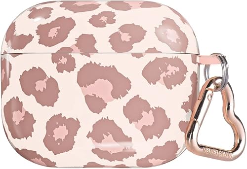 Miniatura 20 de Velvet Caviar Funda compatible con AirPods de tercera generación con llavero – Lindas fundas protectoras duras para AirPod 3 para mujer – Rosa