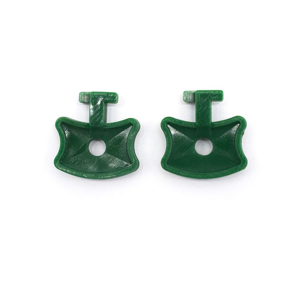 Set di 20 clip per serra 30mm (diametro) x 30 mm - Alta Qualità TECPLAST 30CP - Clip di fissaggio per telo serra - Metallo zincato | Leroy Merlin
