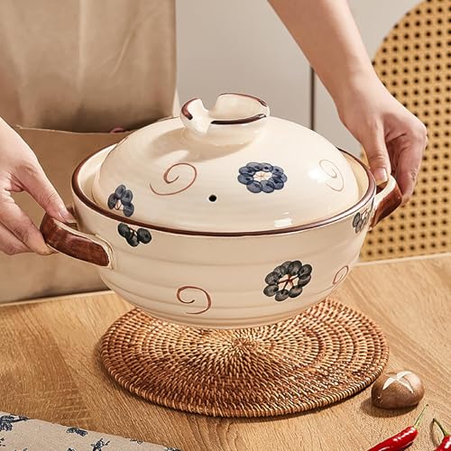 Olla de arcilla japonesa retro de alta gama para alta cocina casera 5
