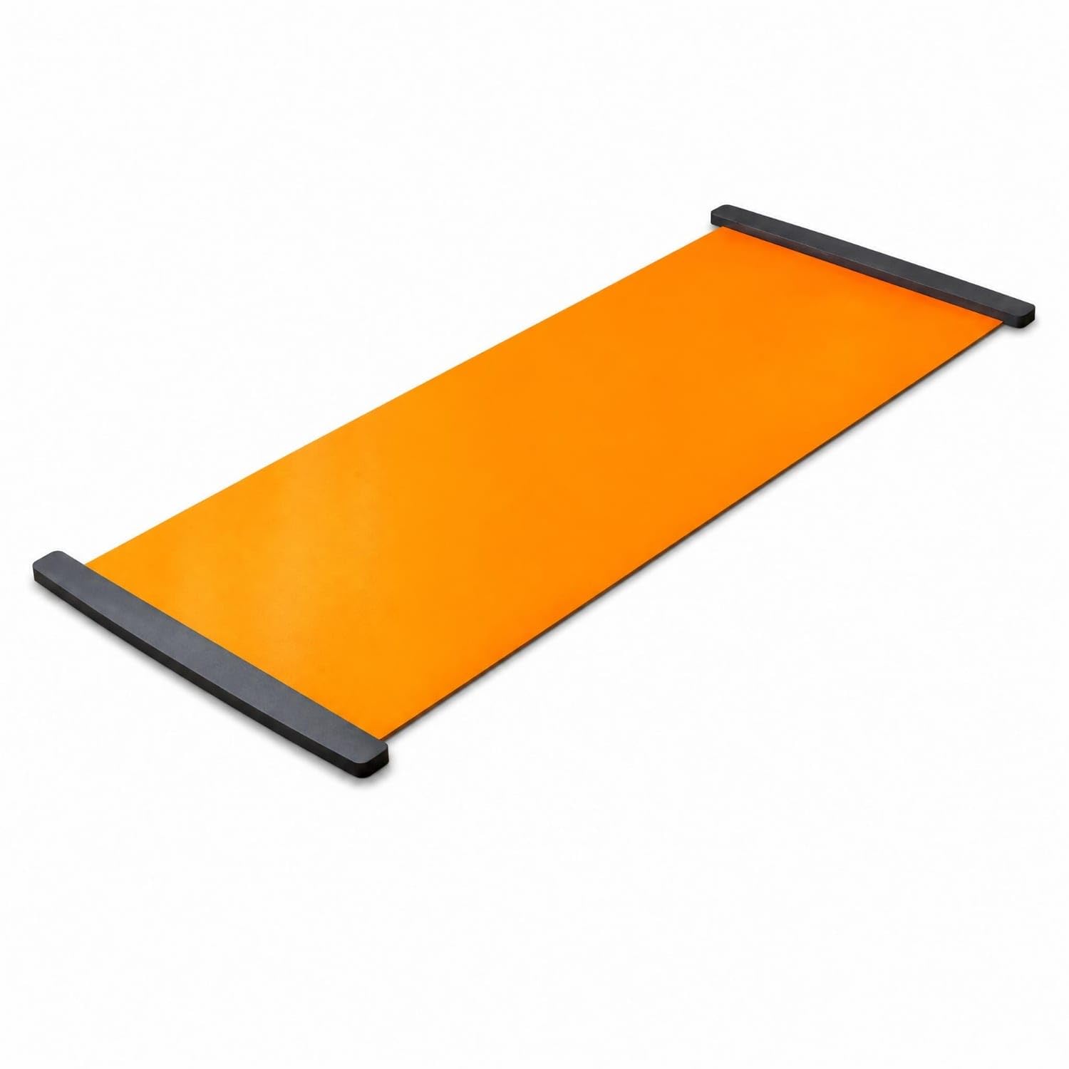 Raised End Edges Slide Board Shoe Covers Included Sliding Exercise Mat Indoor Sliding Mat Low-Height for Home Gym, Org Prof 200CM-image-13