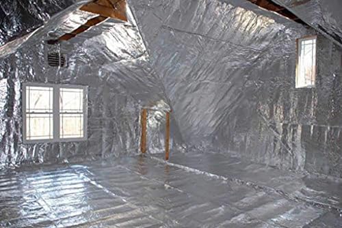 Image of 1000 sqft Diamond Radiant Barrier Solar Attic Foil Reflective Insulation 4x250 by AES