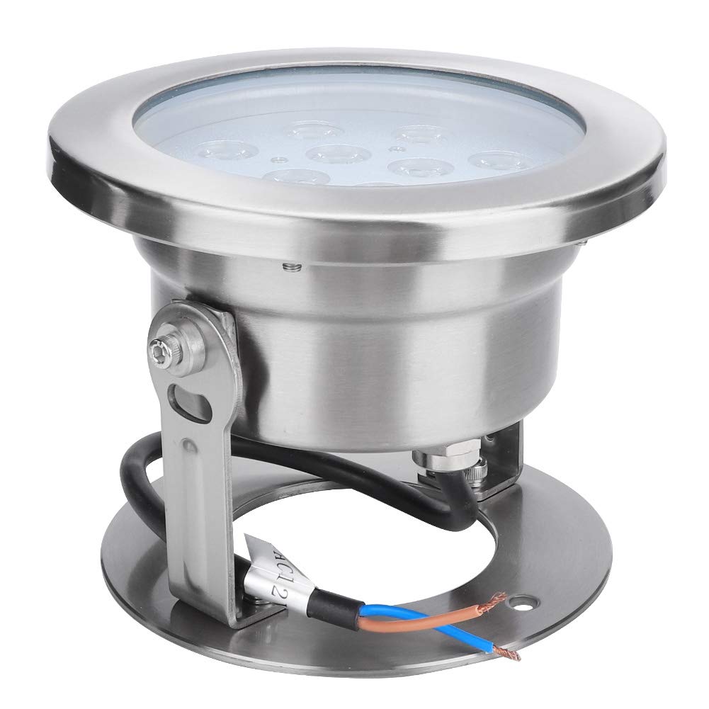 CosmoMart Underwater Light, RGB Underwater Light Eco Friendly Easy Installation for Pool for Outdoor for Garden(12W, White Light)-picture-23