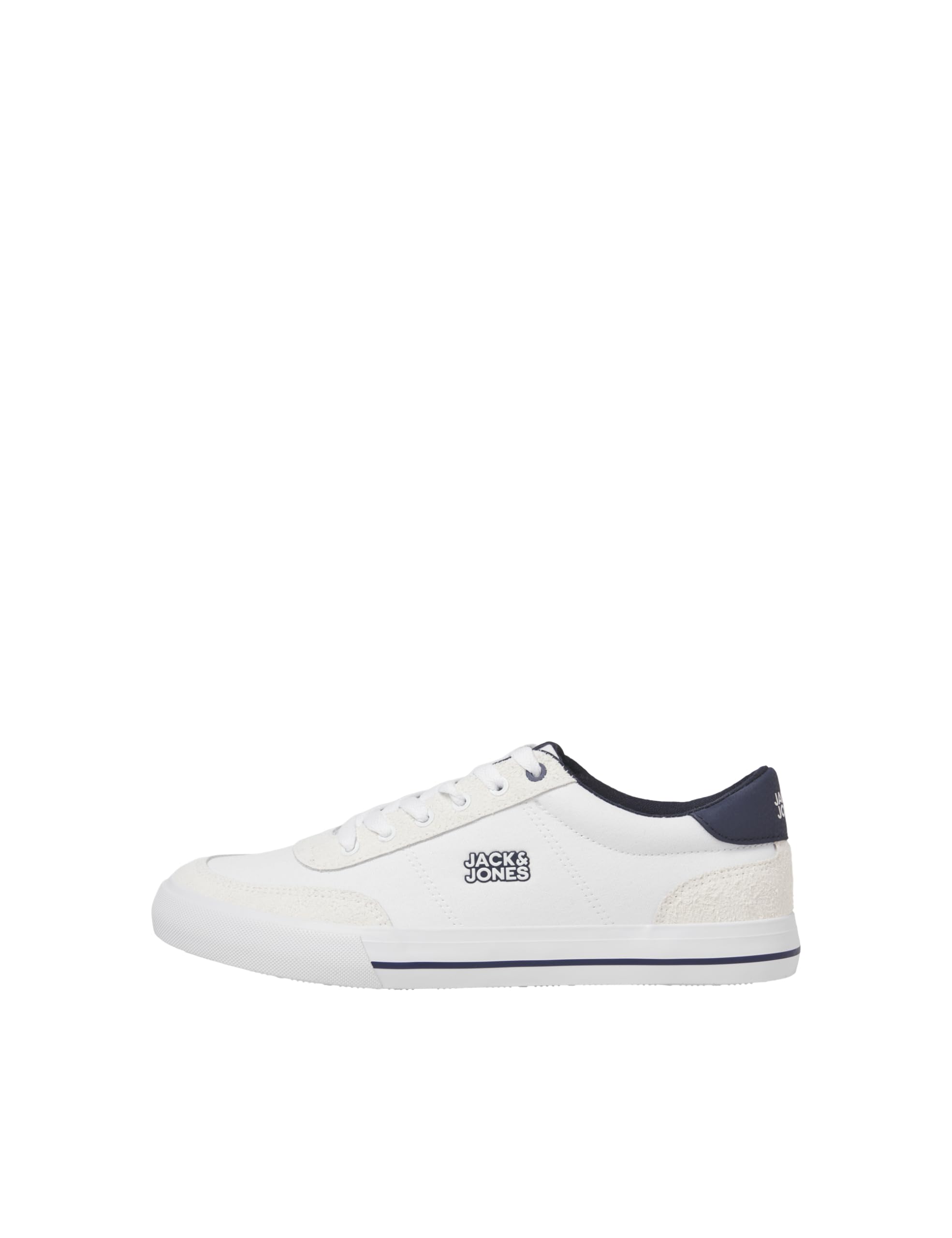 JACK & JONES Men's Jfwrob Canvas Combo, Bright White, 43 EU, Bright White, 9.5 UK