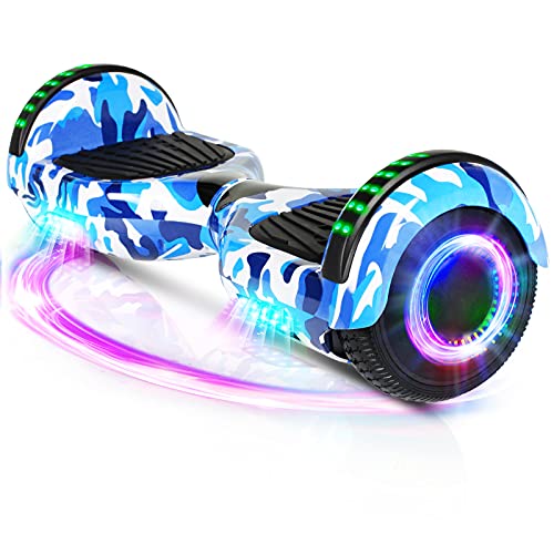 VOUUK Hoverboard Fuoristrada 8.5'' Con APP E Bluetooth – Potente, Luci LED, Per Adulti E Bambini (Fino A 120kg)