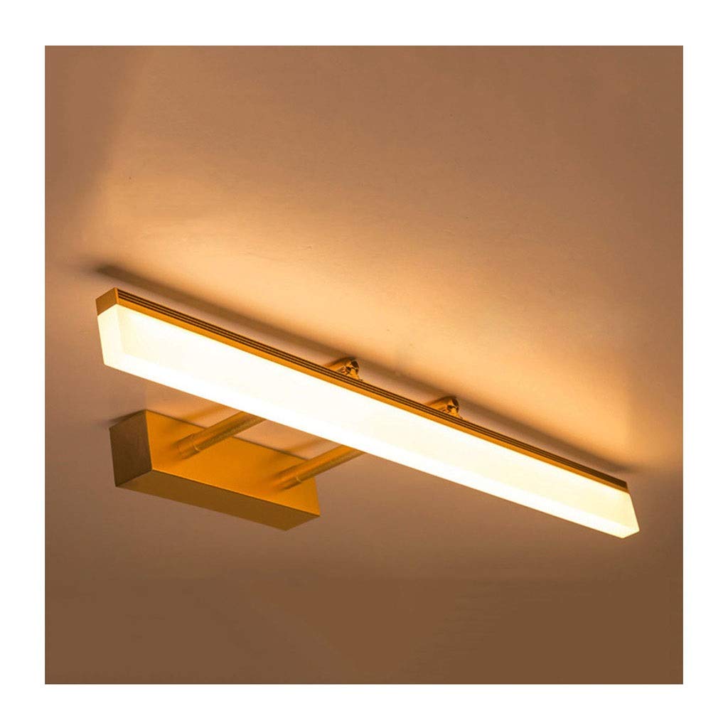 & LED Mirror Front Lamp Mirror Front Light LED Bedroom Bathroom Wall Lamp Moisture-proof Dressing Table Mirror Front Light Light Mirror Cabinet Light Adjustable Mirror light