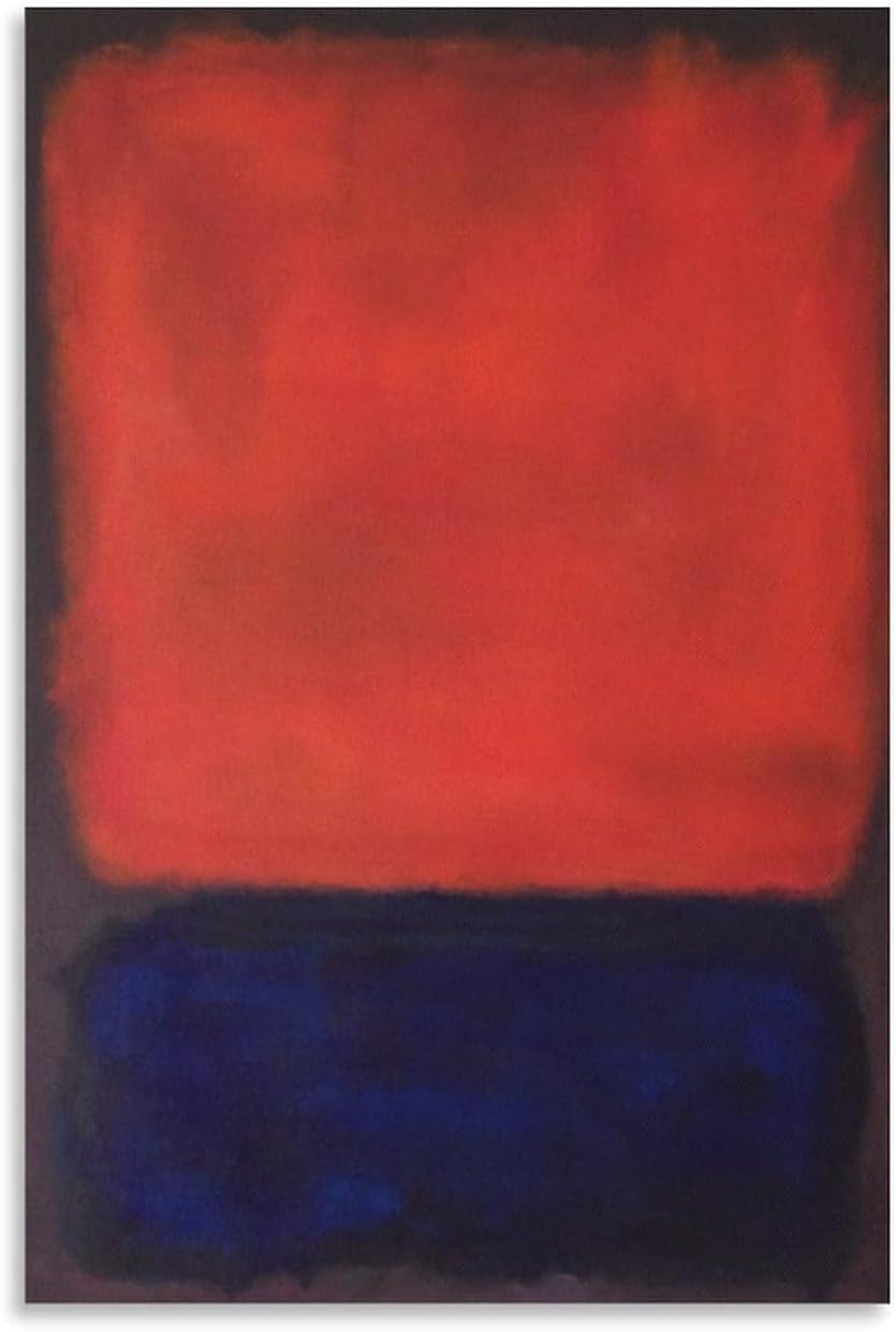 Matvsd Kohecs Mark Rothko Abstract Wall Art《Untitled》Canvas Poster Mark Rothko Prints Living Room Painting Modern Picture for Home Decor 30x45cm No Frame