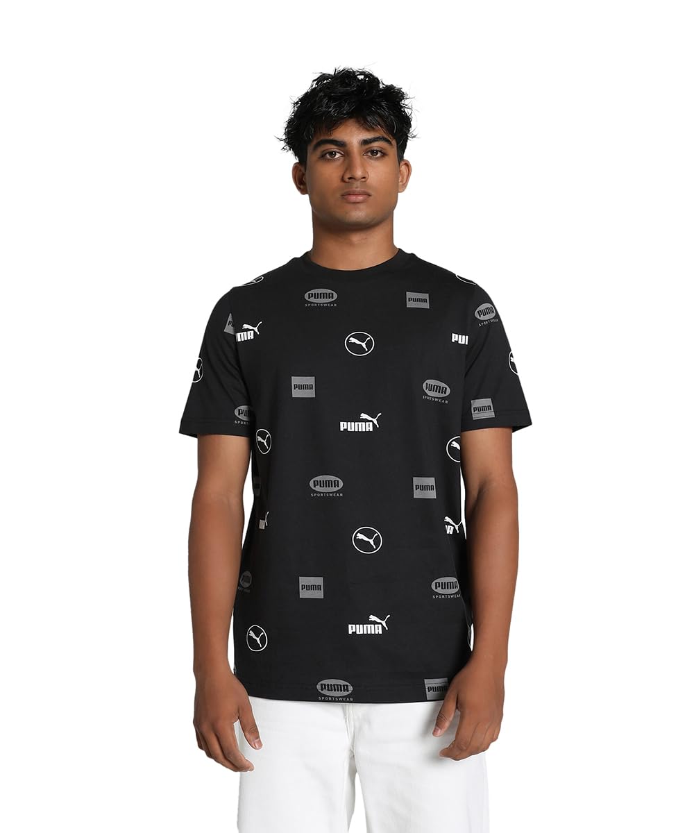 PUMA Power AOP tee Camisetas Unisex Adulto