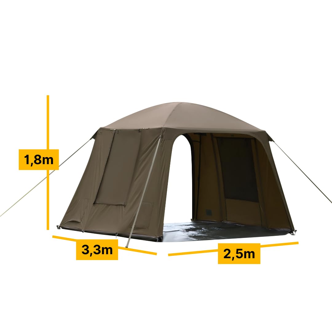 MK-Angelsport "Fort Knox Air 2 Man Dome Tienda Uhatex – Incl. Maza de Goma