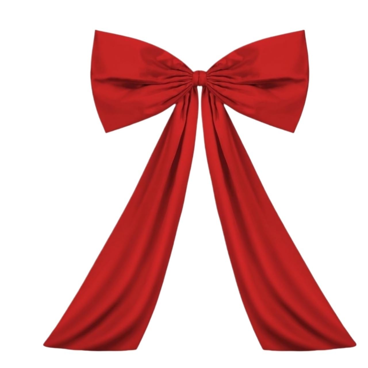 MFESFCS Giant Bow Decorations Fashion Satin Ribbon Big Coquette Bow Hanging Large Giant Bowknot Bow Decoration Birthday Party(Red)