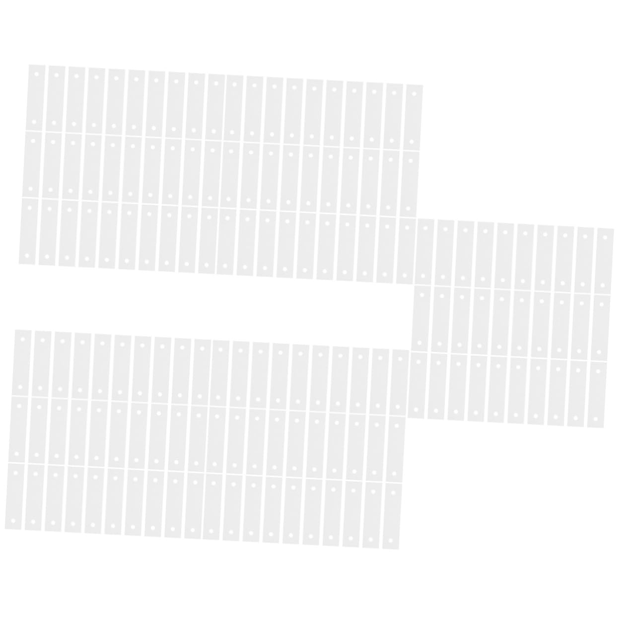 IWOWHERO 5sets Safety Chin Rest Paper Set Optometric Supplies Paper Easy to Use Home Eye Exam Kit 350pcs*5