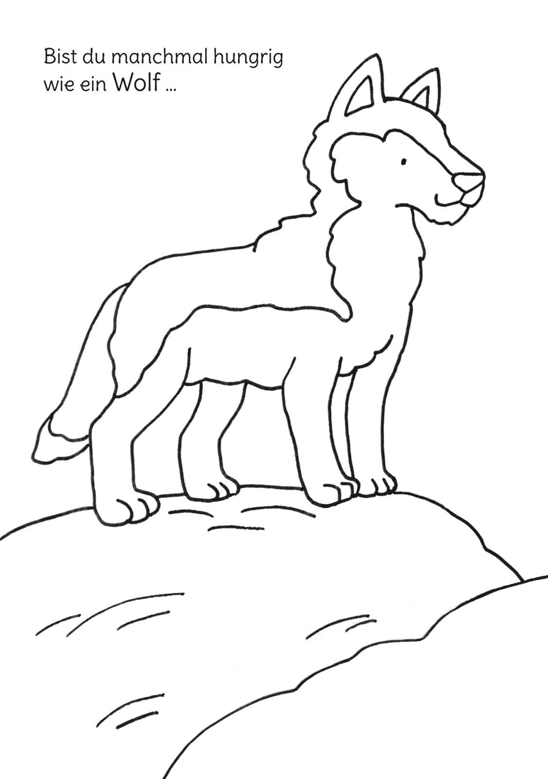 Ausmalbilder für Kita-Kinder: Mein erstes großes Malbuch: Wilde Tiere : Malen ab 3 Jahren: Fröhliche Motive - Klare Linien - Spiel und Spaß - ... Filzstifte Wachsmalstifte Wasserfarben