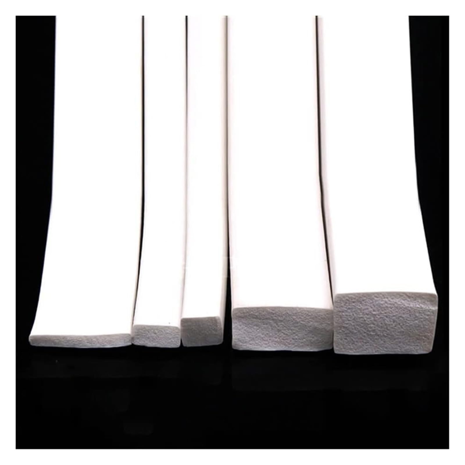 Zxffhdhjh 3 X 20Mm Silicone Rubber Sponge Strip， 1Pcs 1/2/3/5Meter Square Sponge Strip, White Silicone Foamed Rubber Doors Windows Gasket Trim Seal 5X5mm-20X30mm(,1 Meter)