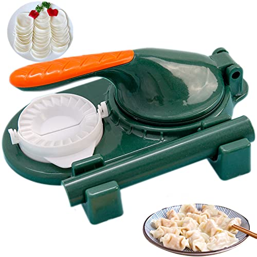 UGIF Dumpling Skin Maker Dumpling Moulds, Empanadillas Maquina, con Rodillo de Amasar, Dumpling Wrapper Maker para La Cocina del Hogar, para Hacer Empanadillas Manual de Pasteles Cover