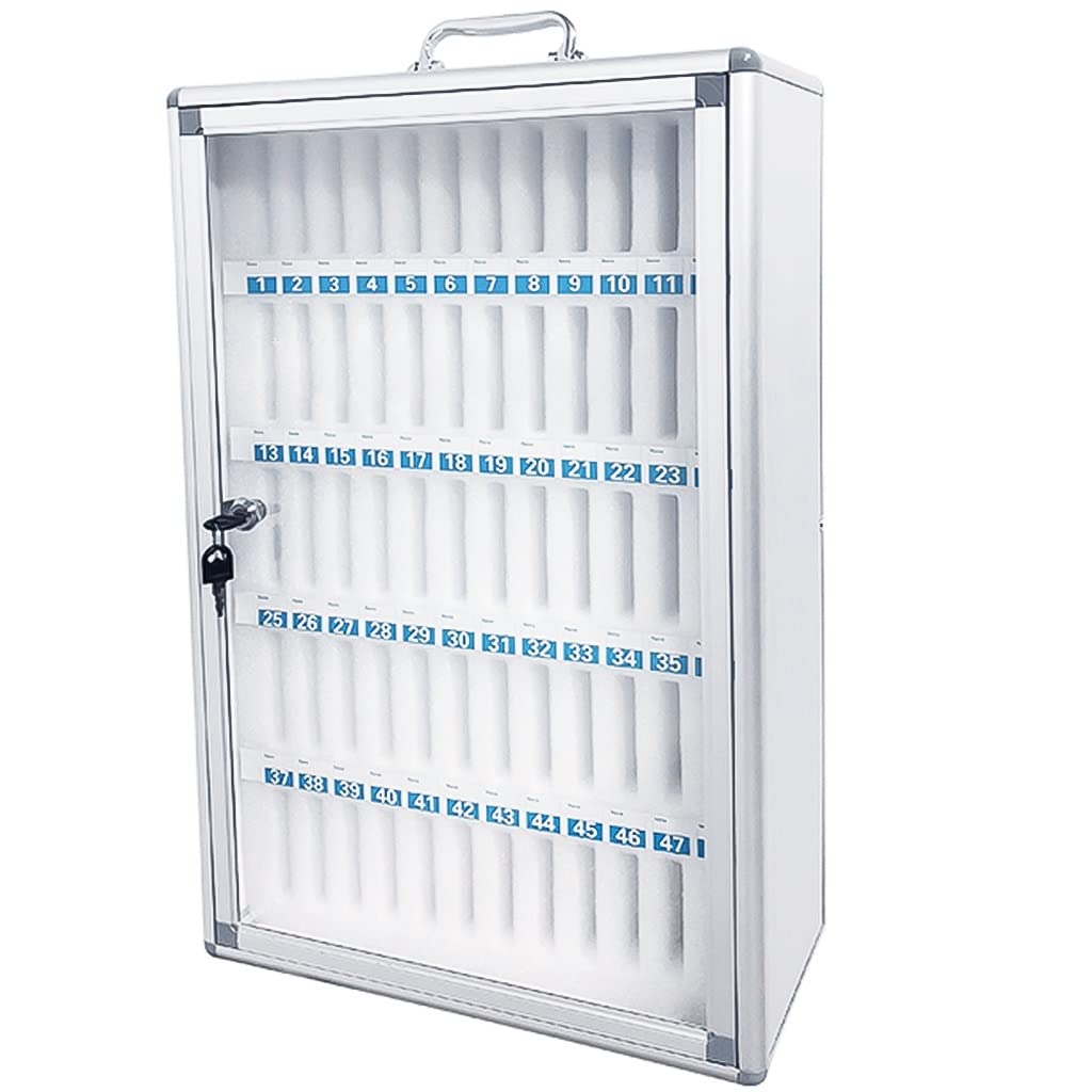 Caja de Almacenamiento para teléfono móvil Soporte acrílico para teléfono móvil Caja de Almacenamiento de Escritorio Armario de Almacenamiento de Pared de Gran Capacidad nizador de a