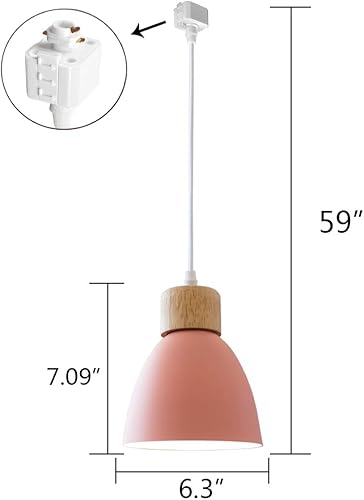 Miniatura 18 de Kiven Lámpara de pista tipo H, moderna luz colgante de pista de aureo, longitud ajustable, pedante de luz de pista para dormitorio, cocina, hogar