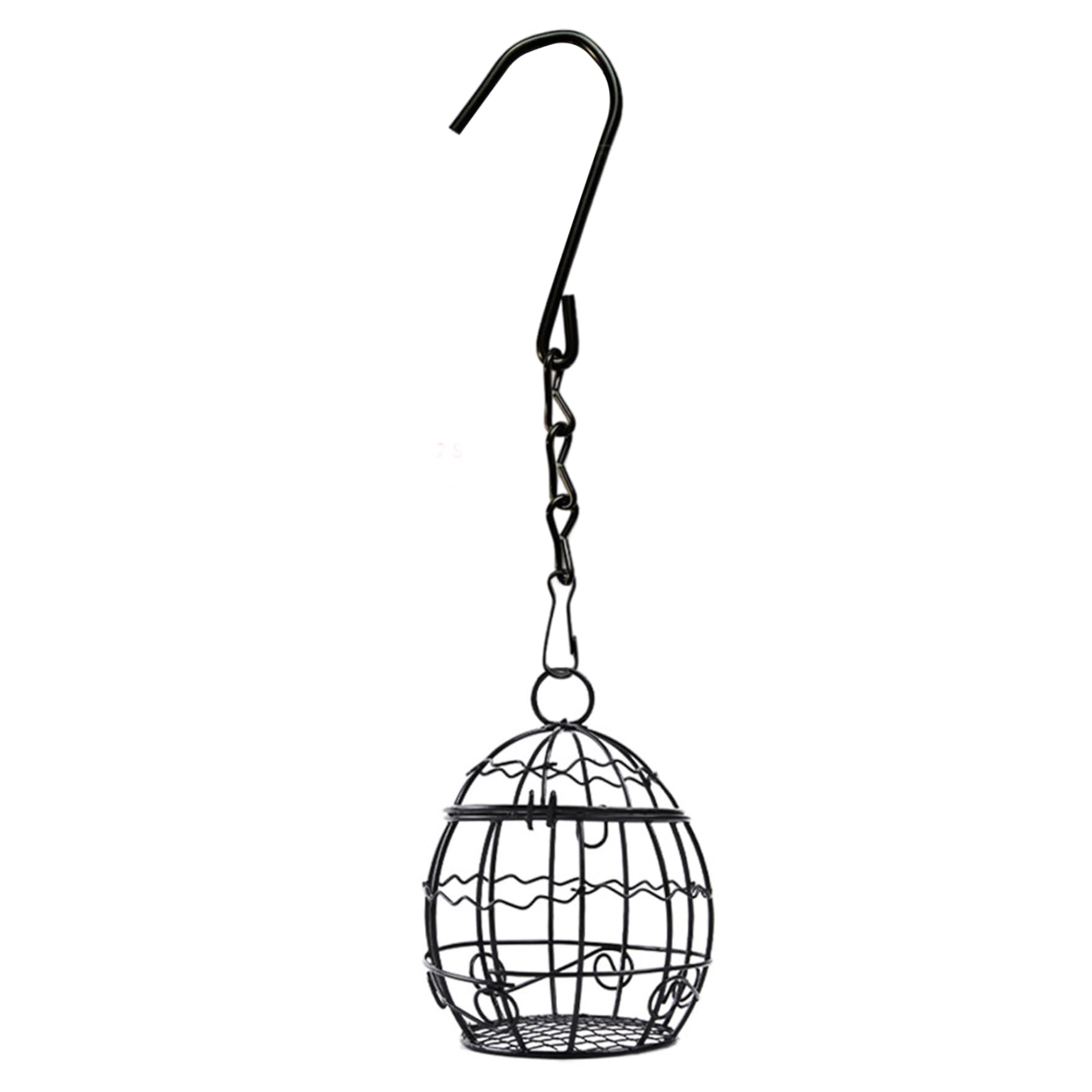 Mangeoire pour oiseaux d'extérieur étanche et antirouille en fer