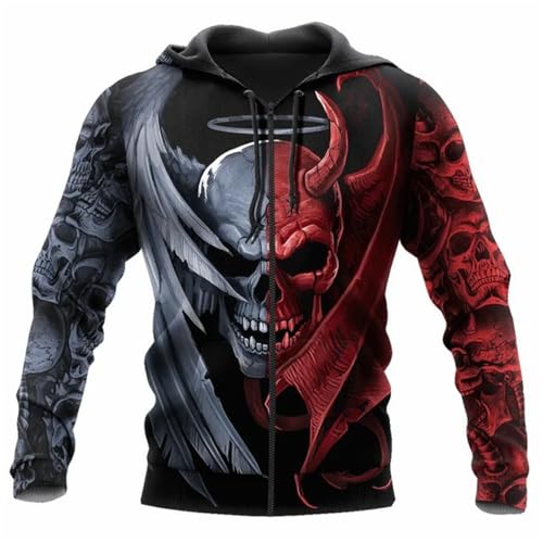 Men Hoodie Personality Mode Trend Men Hoodies Vintage Loose All-Match Men Hooded Sweatshirt The New Digital Print Round Men Neck Sweatshirt AB-04 3XL
