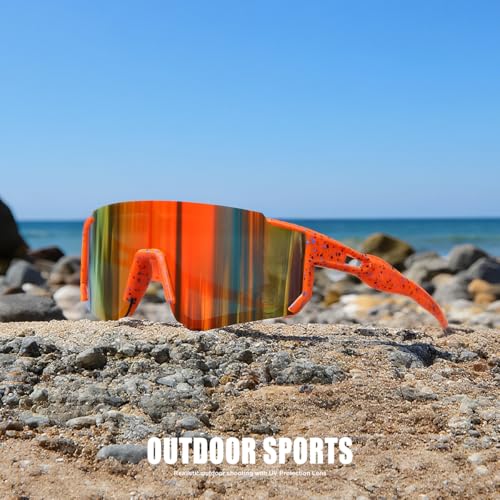 Image of SEKKAF Kids Sunglasses Youth Baseball Sunglasses for Boys Girls Softball Sports Sun Glasses UV Protection