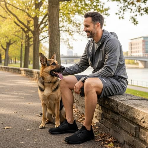 Image of WHITIN Men's Wide Minimalist Barefoot Sneakers | Zero Drop | Midfoot Stability