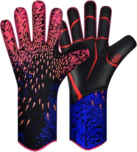 QUICARD Soccer Goalkeeper Gloves, Ultimate Grip Football Goalie Gloves with Size 6/7/8/9/10, Strong...