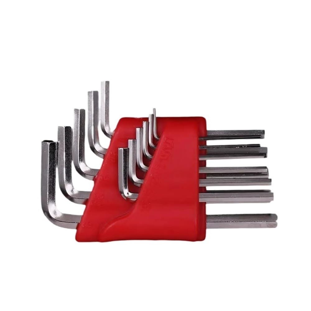 Imgasdcsd Mix Allen Wrench, 16Pcs L-Shaped Metric Allen Key Hex Wrench Short Arm Spanner Portable Repair Kit(Mix)