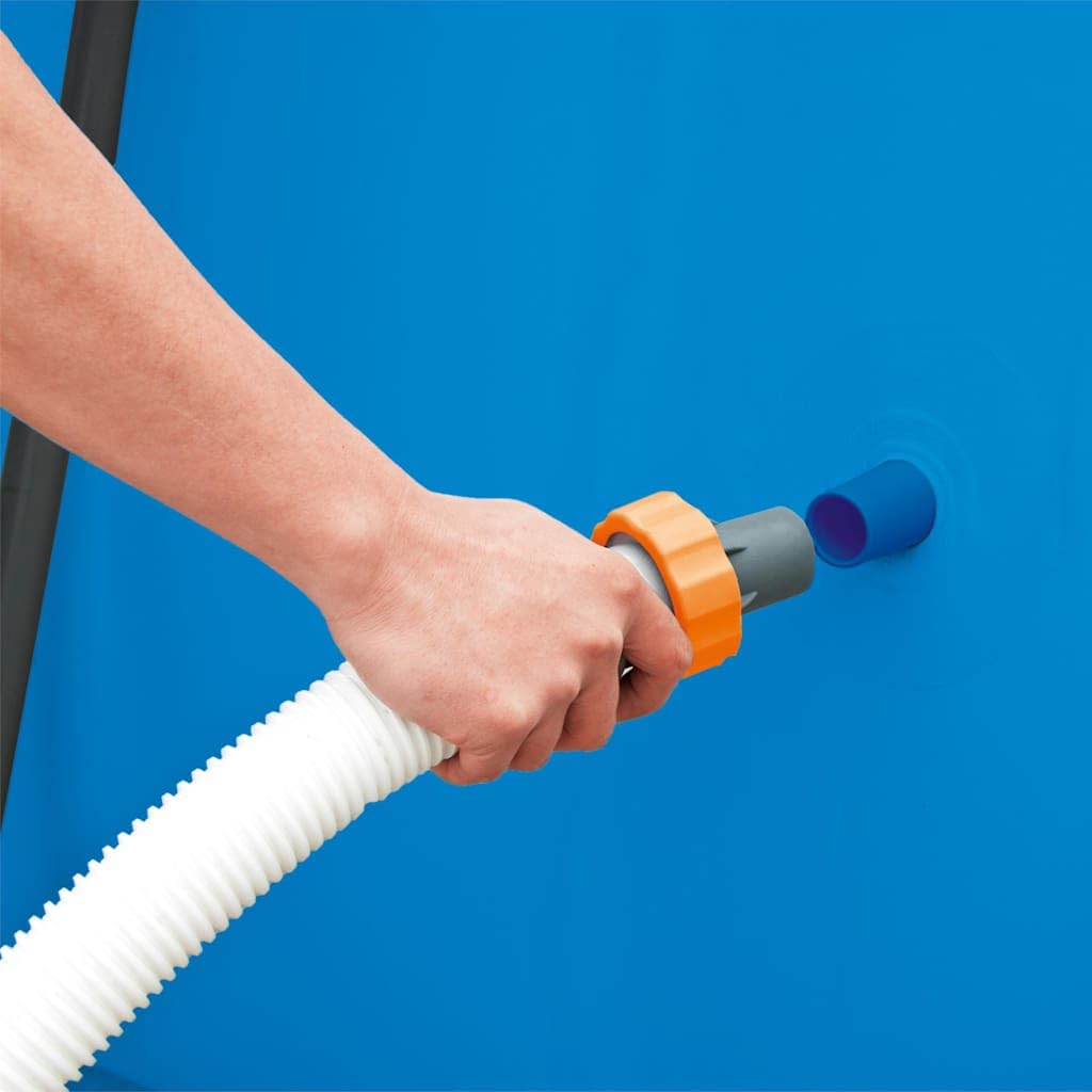 Pompe filtrante à sable pour piscine hors sol 11 355 l/h Flowclear avec distributeur ChemConnect panier pré-filtre vanne 6 positions Minuteur pour nettoyage de piscine