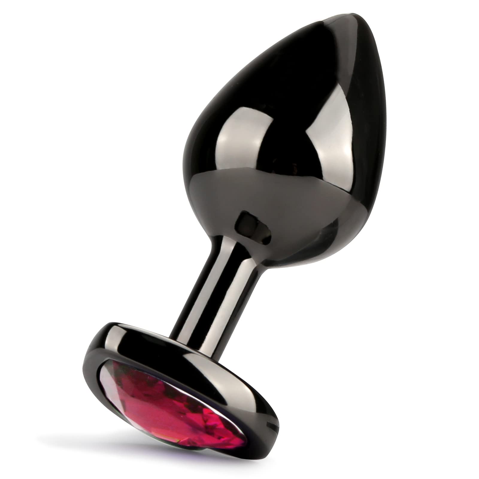 HISIONLEE Anal Plug 3PCS Sex Toys Anal Training Set Metal Butt Plug Adult Trainer Kit Toy with Crystal Diamond S&M Adult Gay Anal Plugs Toy for Beginners Couples Women Men Unisex(): Red