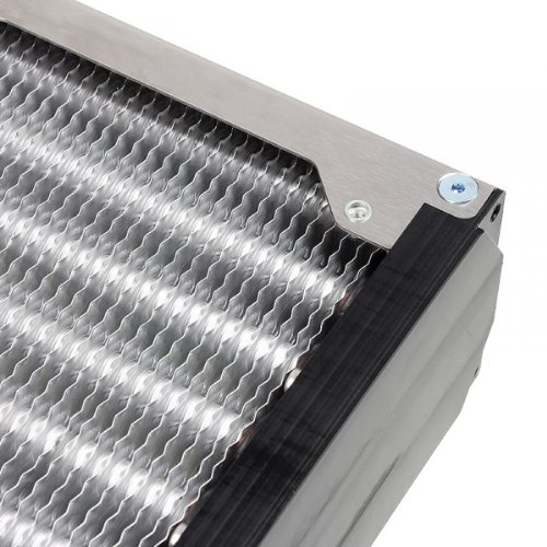 Aqua Computer airplex Aluminio, Negro - Accesorio de refrigeración