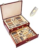 Grazie al suo design senza tempo, questo set di posate si integra perfettamente in qualsiasi arredamento da cucina. Ideale per i pasti di tutti i giorni, feste, riunioni, campeggio, ristoranti e hotel, rappresenta una scelta eccellente per ogni occasione che richieda un servizio impeccabile.